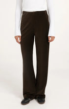 Load image into Gallery viewer, YaYa Wide Leg Trousers in Soft Rib Velour