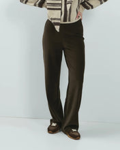 Load image into Gallery viewer, YaYa Wide Leg Trousers in Soft Rib Velour