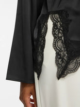 Load image into Gallery viewer, Vila Onara Lace Blouse - Black